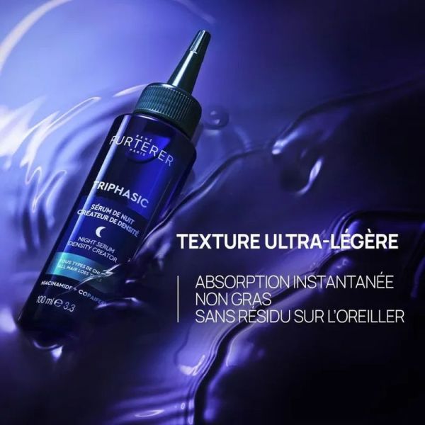 TRIPHASIC - Serum de Nuit Createur de Densite - Tous Types de Chute - 100 ml
