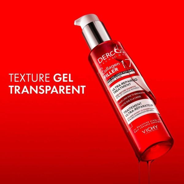Pré-Shampooing Ultra-Réparateur Collagen 17 Filler Dercos - 150 ml