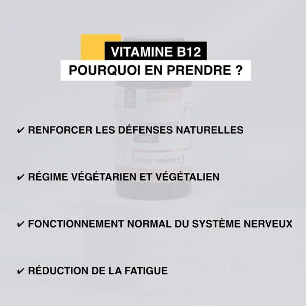 Vitamine B12 en gélules - 30 gélules