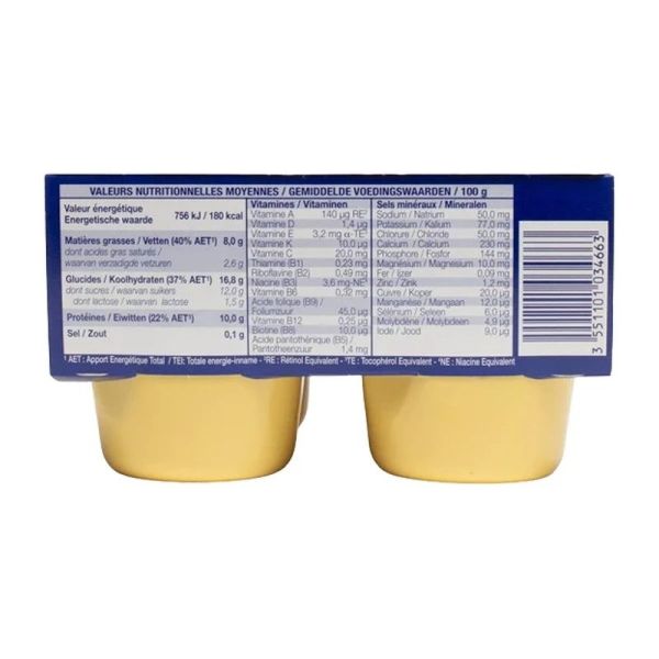 Delical Crème Dessert HP HC La Floridine Vanille - 4 x 200 g