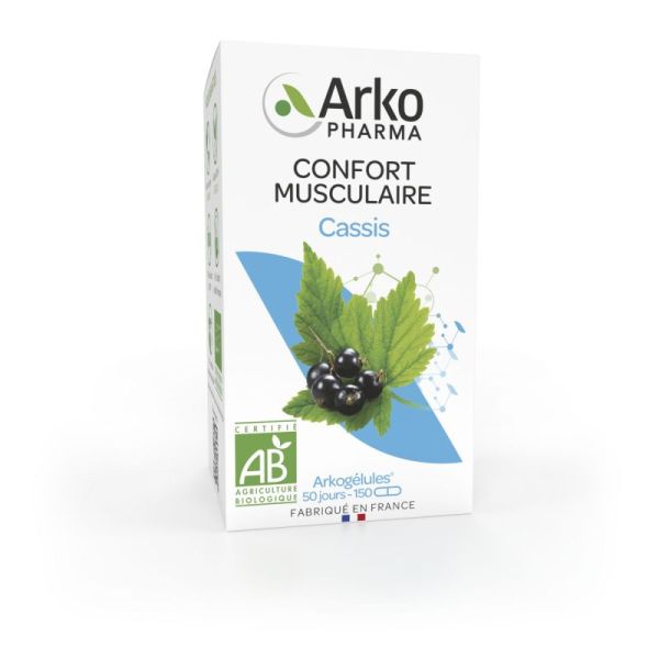 Arkogélules cassis bio mobilité articulaire 150 gélules