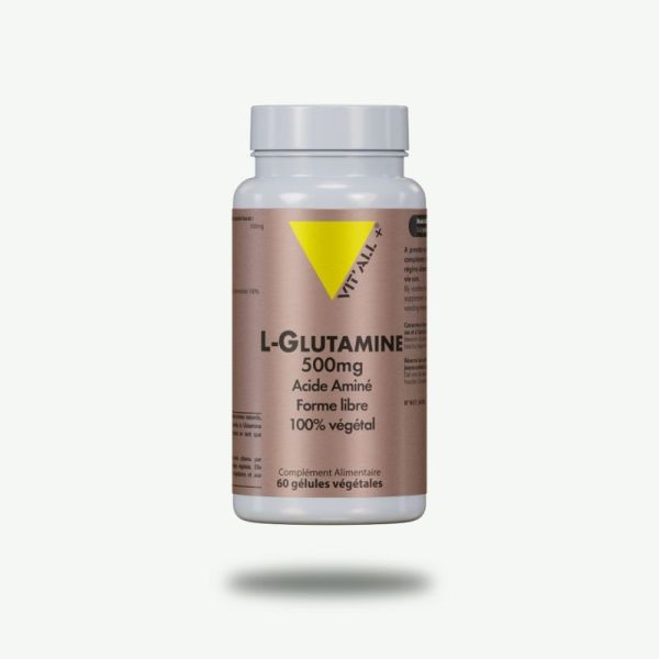 Vital L-Glutamine 500Mg 60 Gel