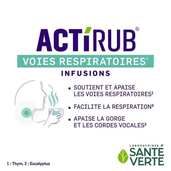 Actirub Infusion voies respiratoires Bio - 20 sachets