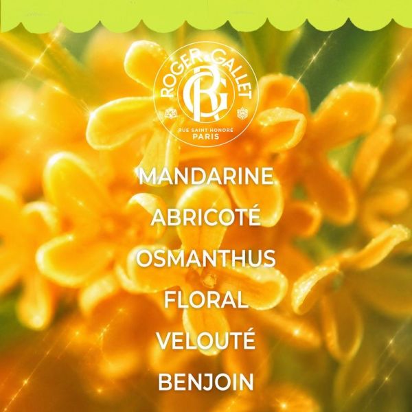 Coffret Noël Eau Parfumée Bienfaisante + Crème Mains Bienfaisante - Fleur d'Osmanthus - 30 ml + 30 ml