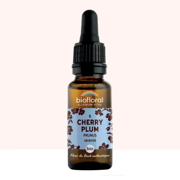 Fleur de Bach n 06 Cherry Plum, Prunus - Bio Demeter - 20 ml