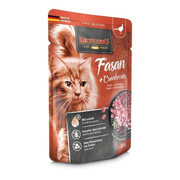 Leonardo Faisan + Canneberges - Chat adulte 1,36 kg