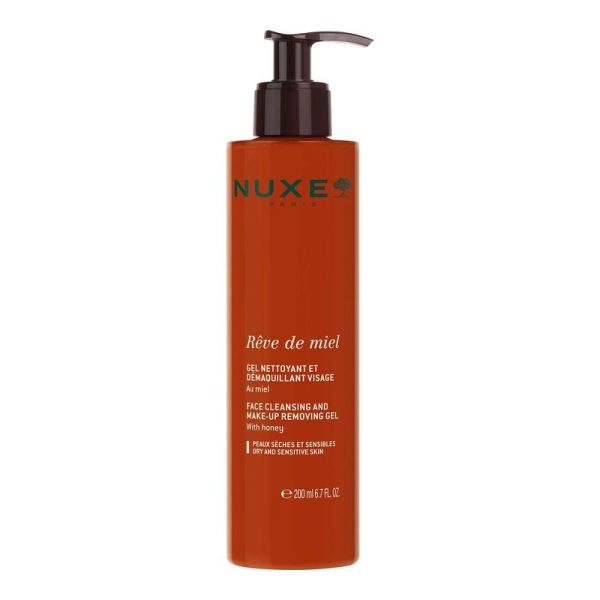 Gel Nettoyant et Démaquillant Visage RÊVE DE MIEL - 200 ml