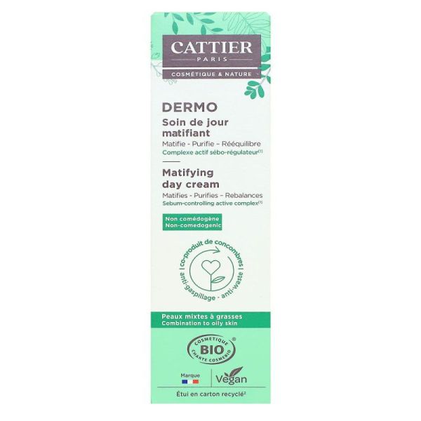 Cattier Dermo Soin Jour Matif 40Ml
