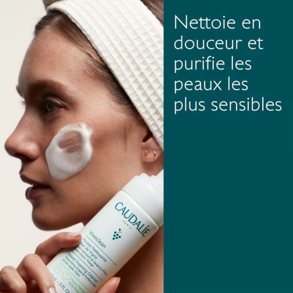 Mousse Nettoyante Visage Vinoclean - Fleur de Vigne - 50 ml
