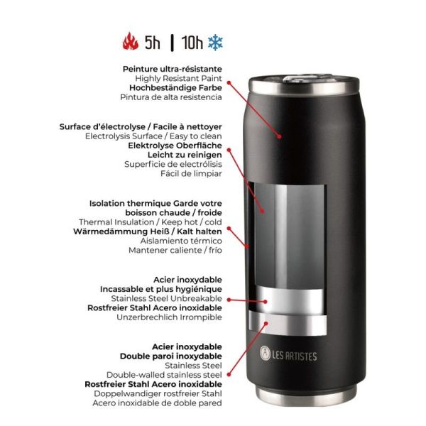 Canette isotherme Happy - 280 ml - 1 unité