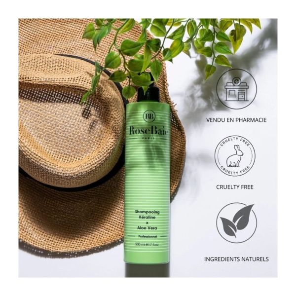 KÉRATINE X ALOE VERA Soothing and purifying shampoo - 500 ml