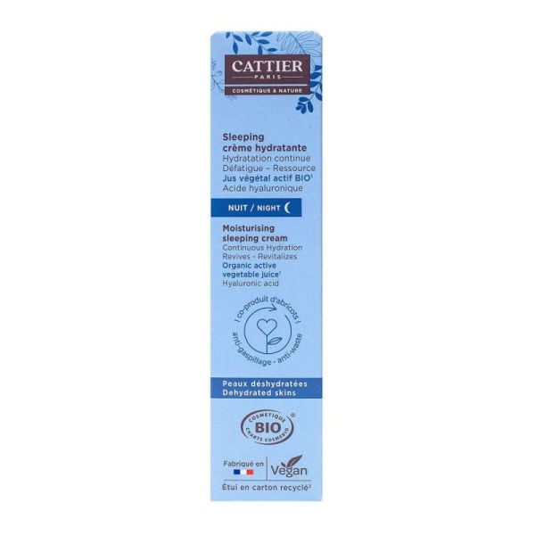 Cattier Sleeping Creme Hydratante 50Ml