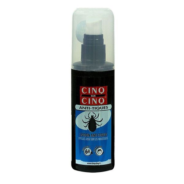 Cinq/Cinq Spray Anti Tiques 100Ml