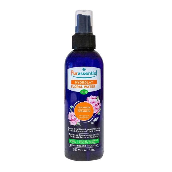 Puressentiel Hydrolat géranium peau tiraillée 200ml