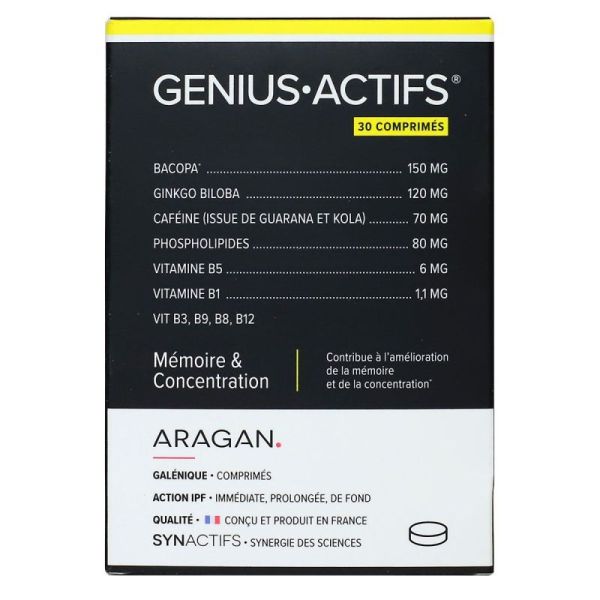 Aragan Genius Actif 30 Cp