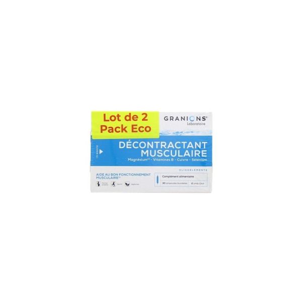 Décontractant Musculaire Solution Buvable Ampoules - 2 x 30 ampoules