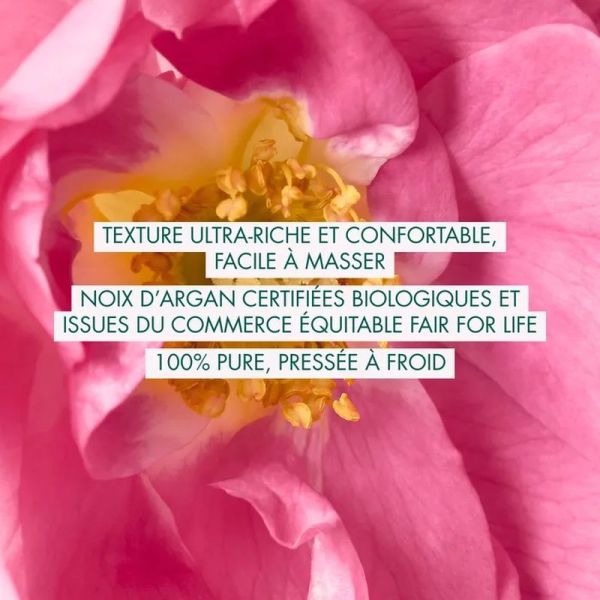 Huile d'Argan Parfumée à la Rose Bio - 50 ml