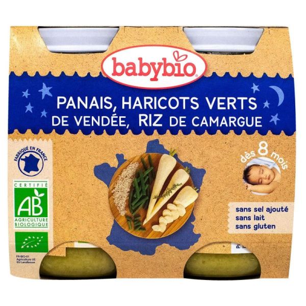 Vitbabybio Menu Panais/Haric Riz 2X200G