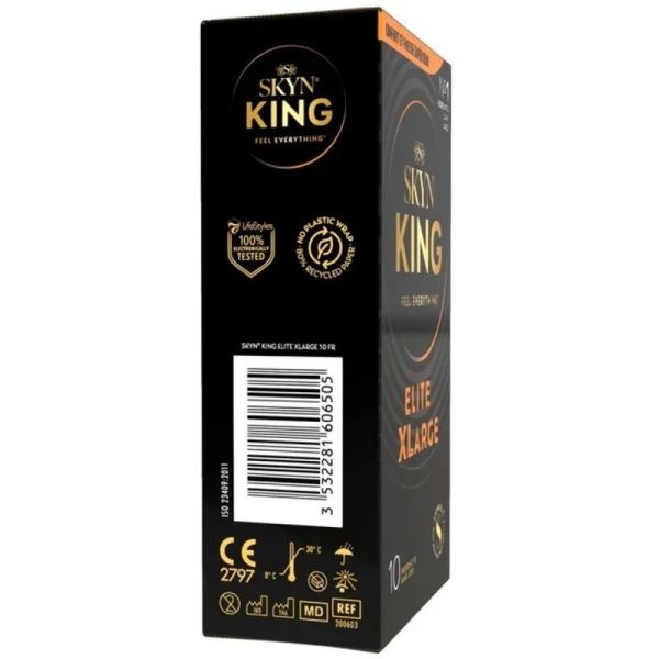 King Elite XLarge Préservatifs - XLarge - 10 unités