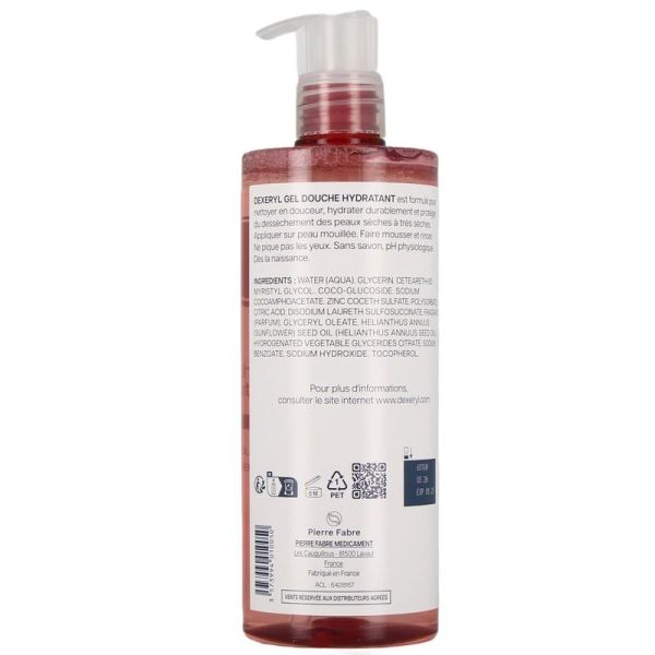 Gel douche hydratant peaux seches a tres seches - 500 ml