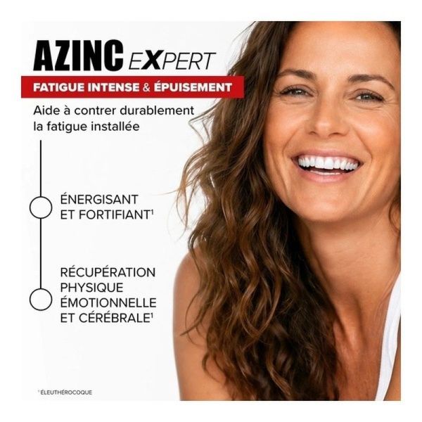 Azinc Expert Fatigue Intense Epuisement - 30 comprimes