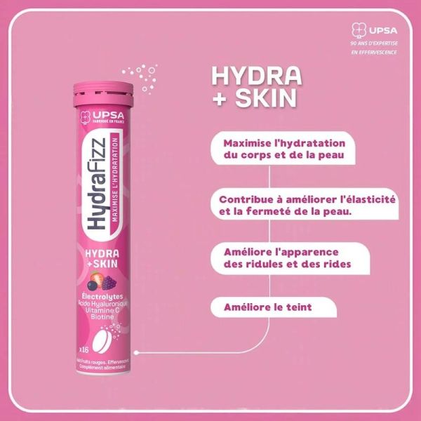 Hydra +Skin - fruits rouges - 16 comprimés