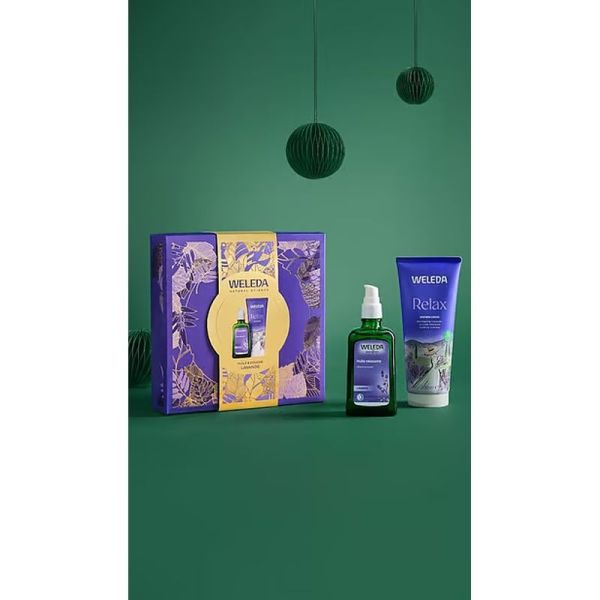 Coffret Corps Lavande - Huile 100 ml, Crème de douche 200 ml