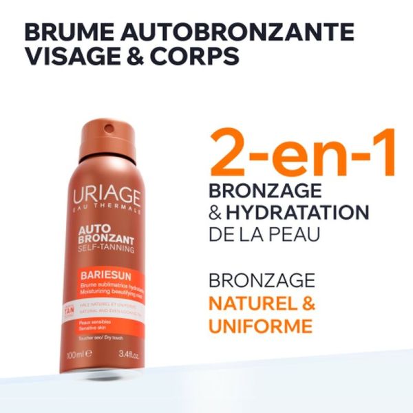 Brume Autobronzante Sublimatrice Hydratante Bariésun - 100 ml