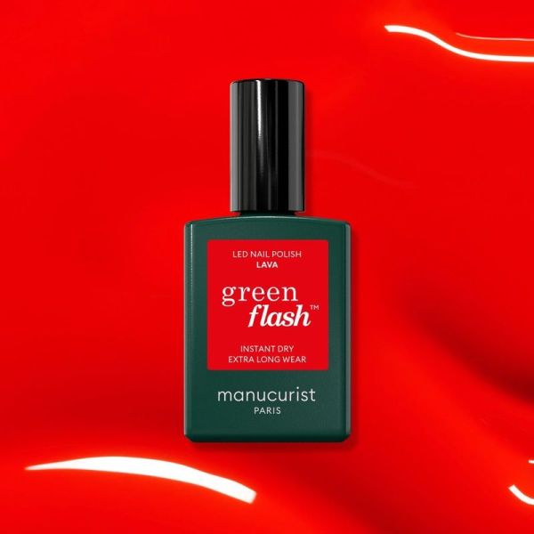 Manucurist Green Flash Vernis semi-permanent Lava - 15 ml