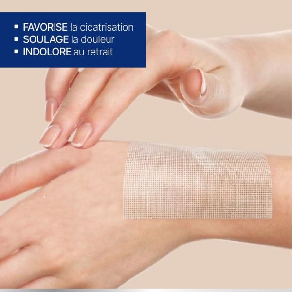 Tulles Brûlures & Blessures Superficielles - 5 x 5 cm, 6 tulles