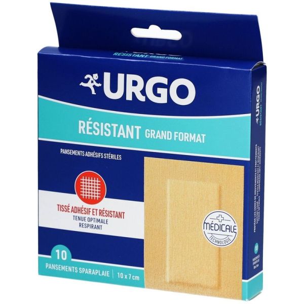 Pansements Resistants Grand Format - 10 pansements