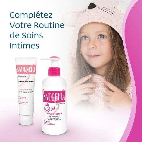 GIRL - Soin Lavant Intime - De 3 a 12 ans - 2 x 200 ml