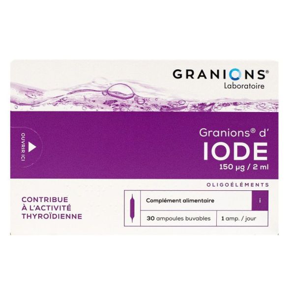 Ea Oligo Granions Iode Amp Buv 2Ml 30