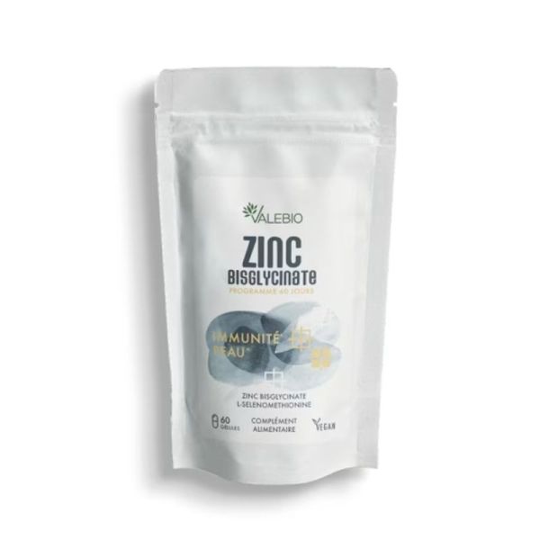 Zinc Bisglycinate Immunité Peau - 60 gélules
