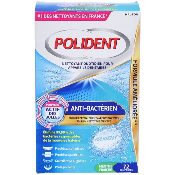 Polident Nettoyant Antibacterien Cpr72