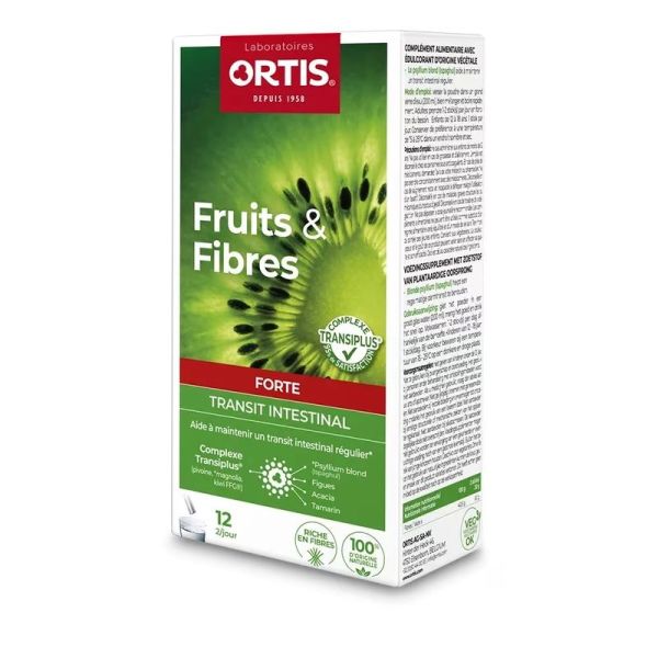 Fruits & Fibres Forte Transit Intestinal - 12 sticks