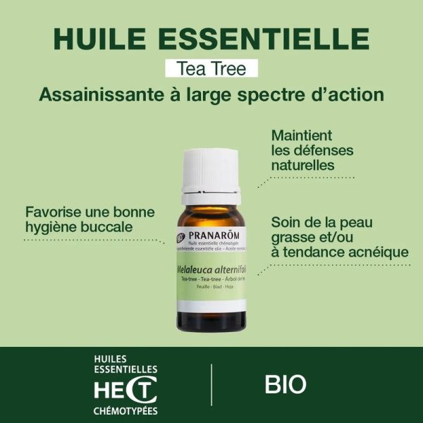 Huile Essentielle de Tea-tree - Bio - 10 ml