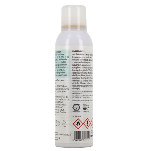 Spray assainissant Ravintsara - Tea-tree - Bio - 150 mL