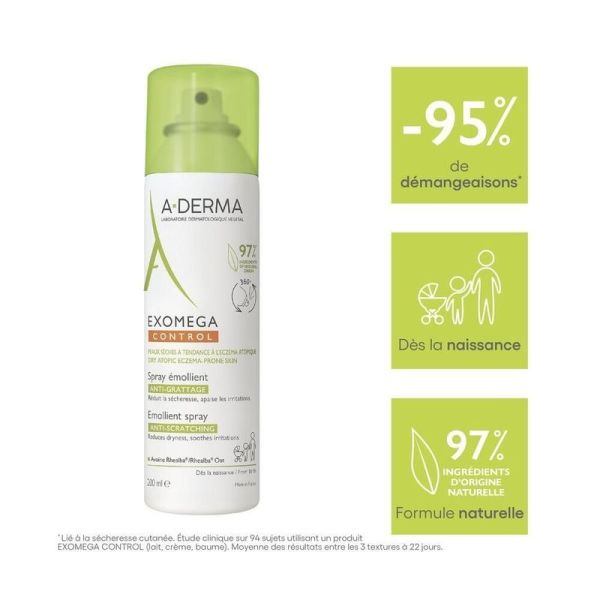 Spray Émollient Exomega Control - 200 ml