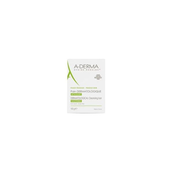 Pain dermatologique apaisant au lait d'avoine Rhealba - 2 x 100 g
