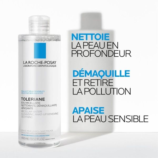 Toleriane Eau Micellaire Peaux Sensibles - 2 x 400 ml