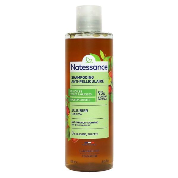 Natessance Shampoing anti-pelliculaire au jujubier 250ml