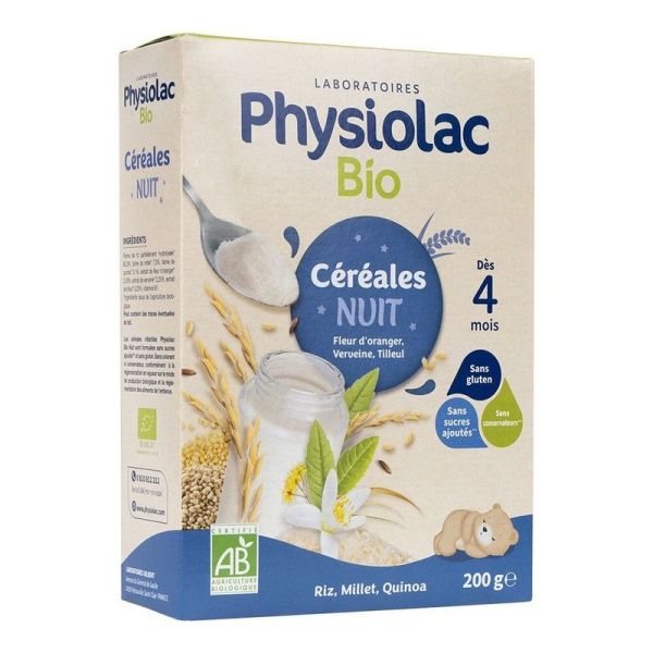 Bio Céréales Nuit Dès 4 Mois - 200 g