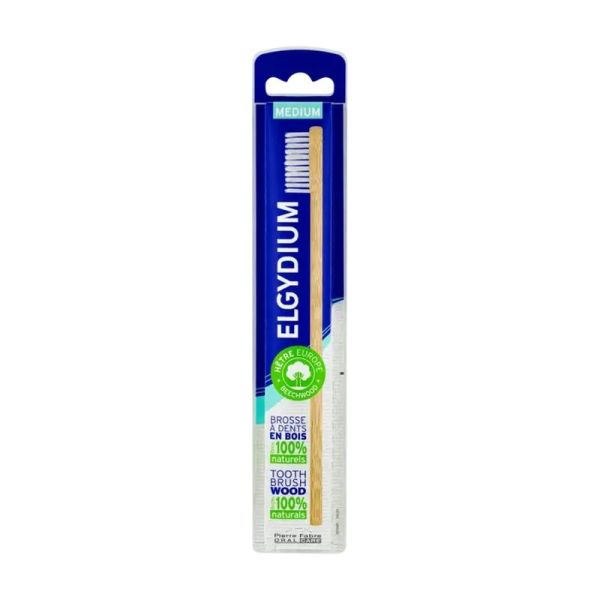 brosse à dents Éco-conçue en bois - Medium