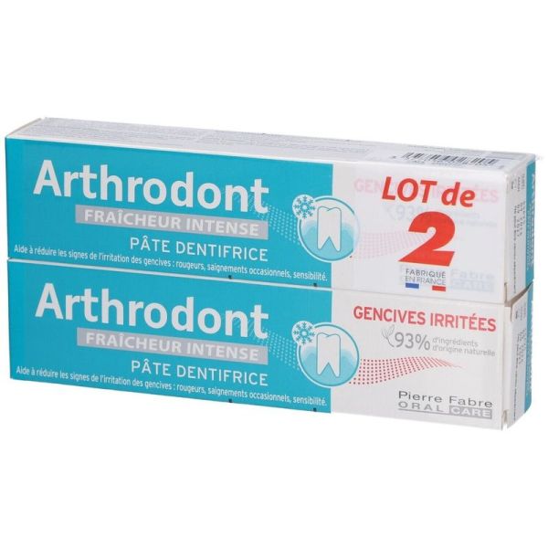 Dentifrice Fraicheur Intense - 2 x 75 ml