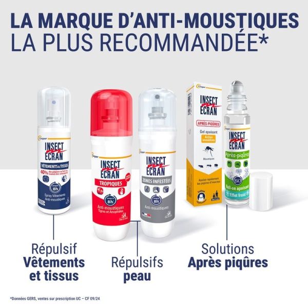 Anti-Moustiques Spray Repulsif Peau Special Tropiques - 75 ml