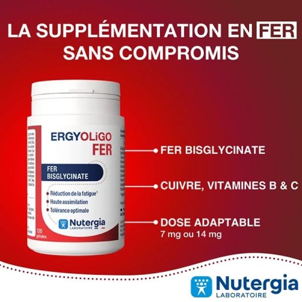 ERGYOLiGO FER - 120 gélules