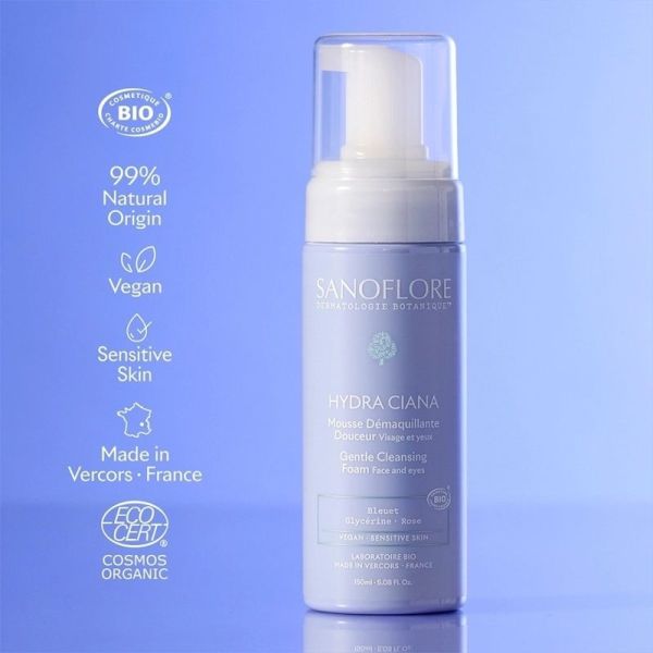 Trousse Hydratation & Éclat - Mousse Démaquillante 150 ml, Gelée Exfoliante 75 ml, Mini Baume 15 ml