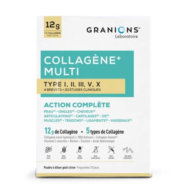 Collagène+ Multi type I, II, III, V, X - Poudre