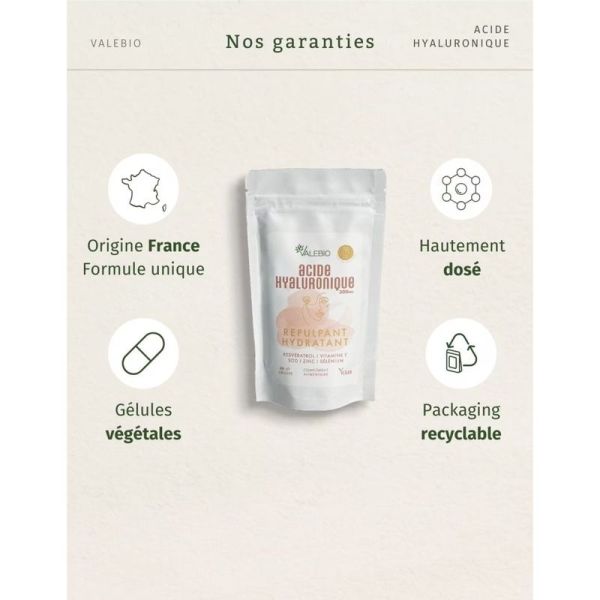 Acide Hyaluronique 300mg - 30 gélules